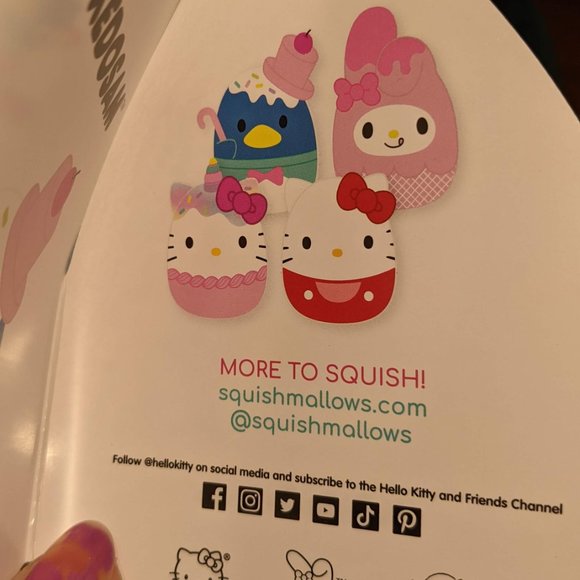 JUMBO HTF Squishmallow 24 Inch Tuxedo Sam - Blue Ice Cream Sundae Sanrio - Picture 5 of 5